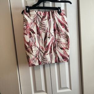 Tropical floral skirt S
